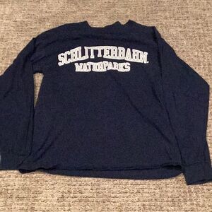 Navy blue long sleeve t-shirt